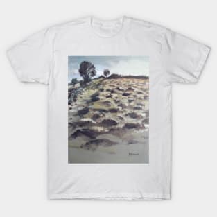 Field Near Saddle Tor T-Shirt